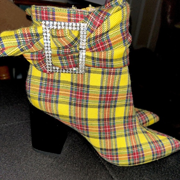 Betsey Johnson Shoes - Betsey Johnson Millburn Yellow Plaid
Bootie Size 7.5 new without box.